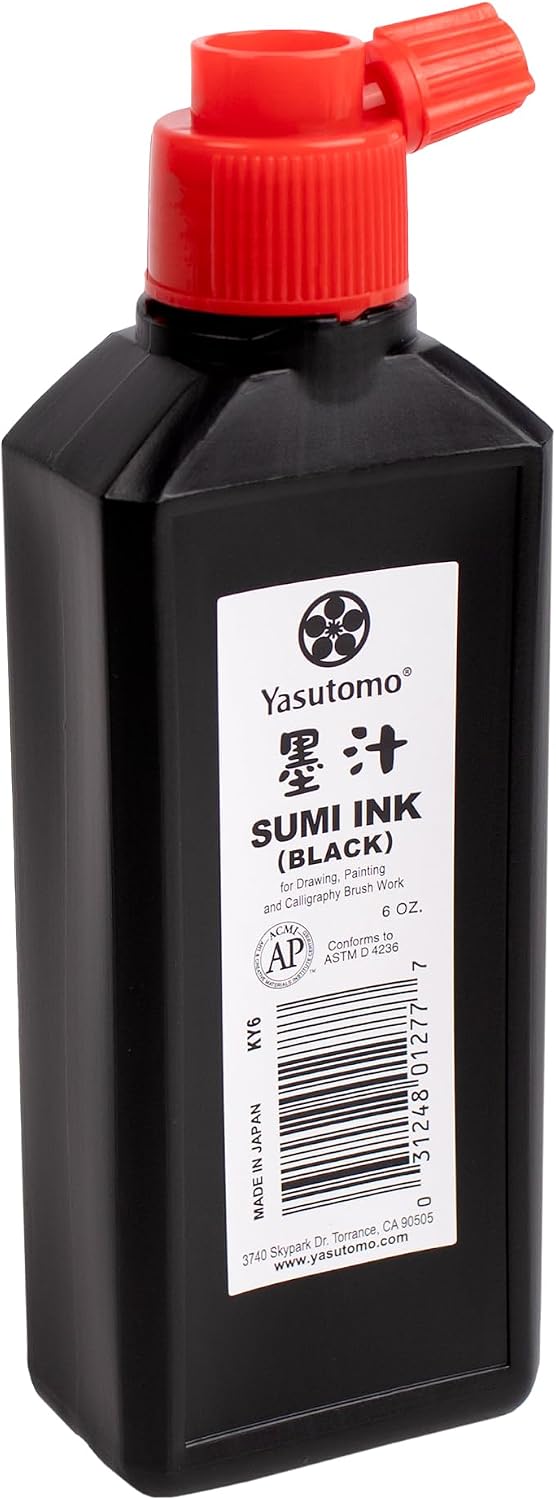 Yasutomo Sumi Ink, 6oz
