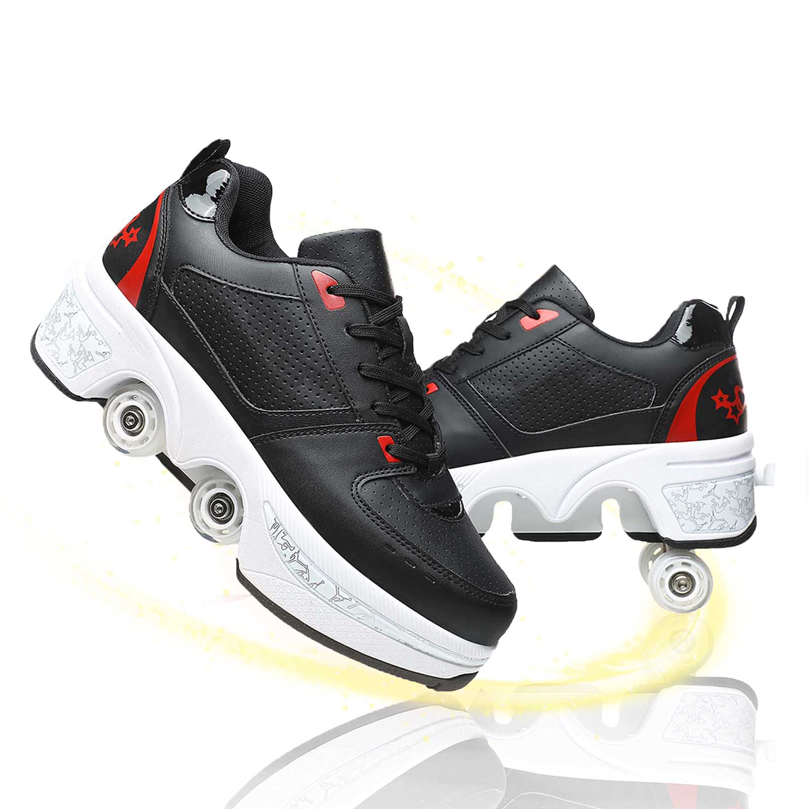Deformation Roller Skates for Girls Boys Retractable Roller Shoes Automatic  Walking Shoes Unisex Outdoor Sports Skating Shoes - Main Image