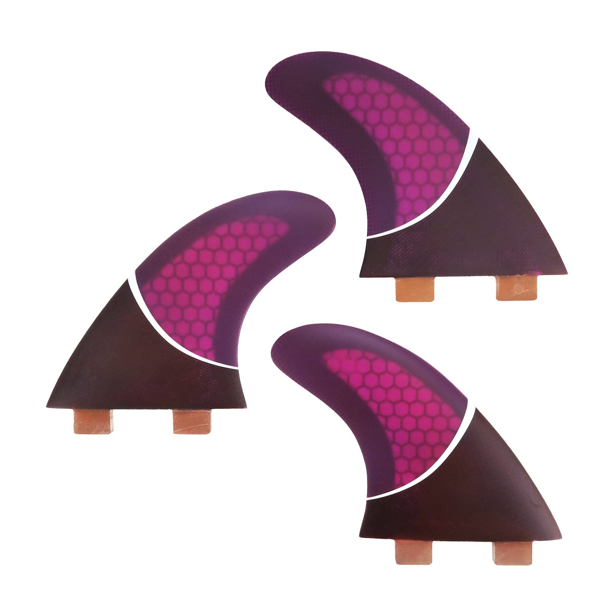 Surfboard Fin Thruster Fins Surf Shortboard for Surfing for Paddle Board(H-1)