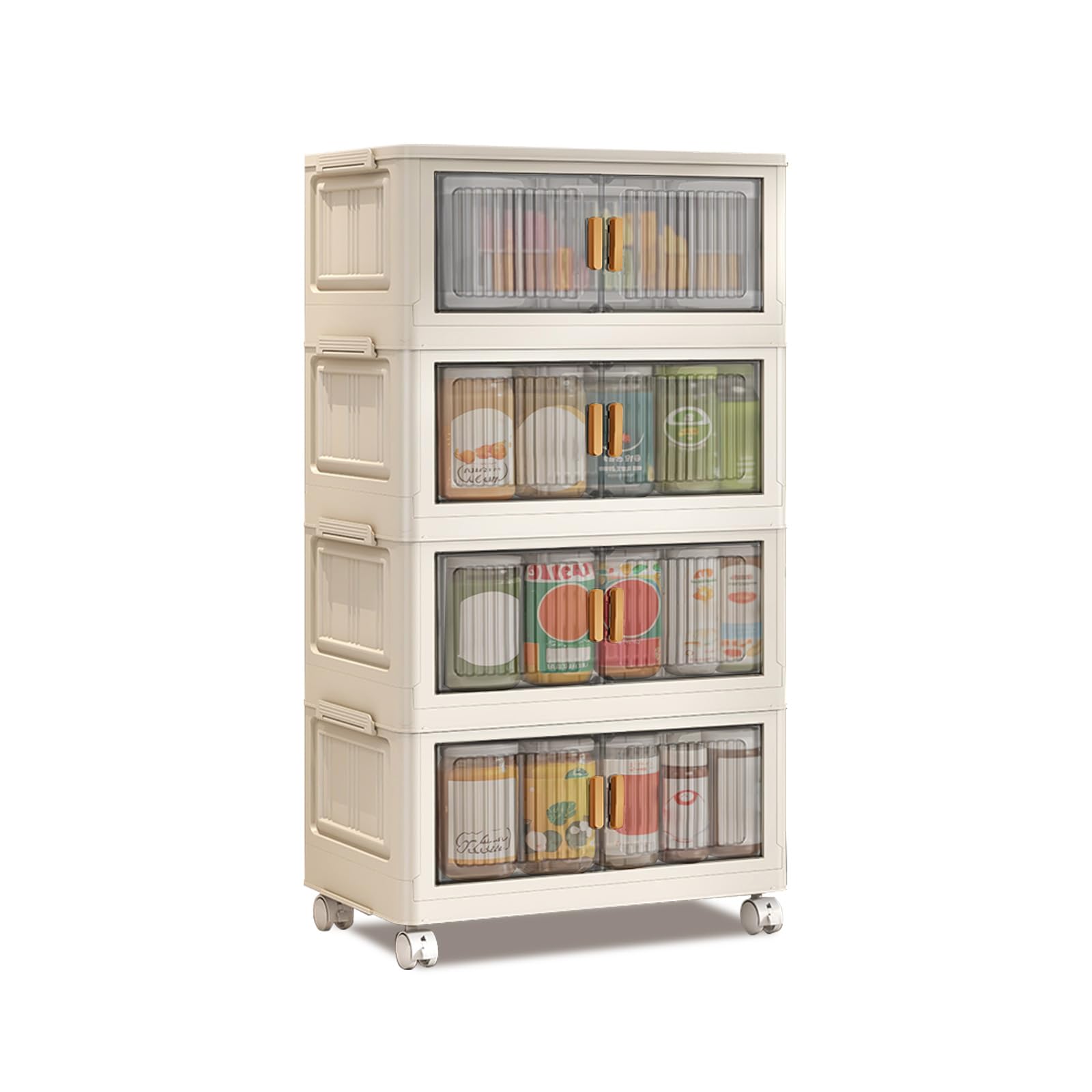 Wookon Lot De 3 Bacs De Rangement En Plastique Avec Couvercles - Bacs Pliables De 70 Litres