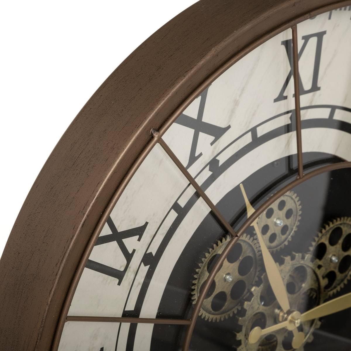 ATMOSPHERA CREATEUR D'INTERIEUR Wanduhr Stella – Metall, Durchmesser 57 cm – Atmosphäre für den Innenbereich