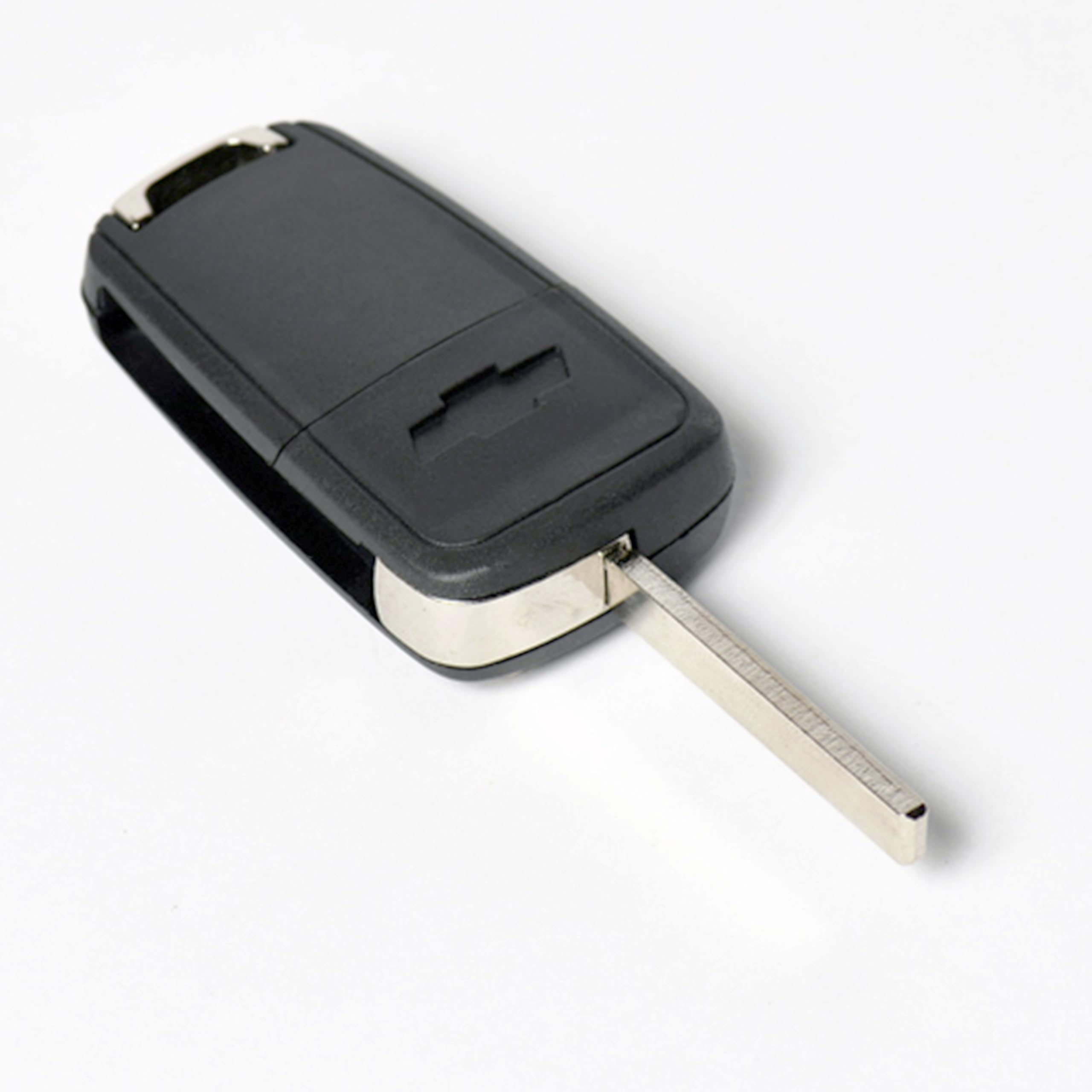 JONGO - Etui na klucze z wymiennym ostrzem kompatybilne z Chevrolet Aveo (2011-15), Cruze (2008-14), Orlando (2011-15) i Spark (2015) | Pilot zdalnego sterowania kluczykiem z 2 przyciskami