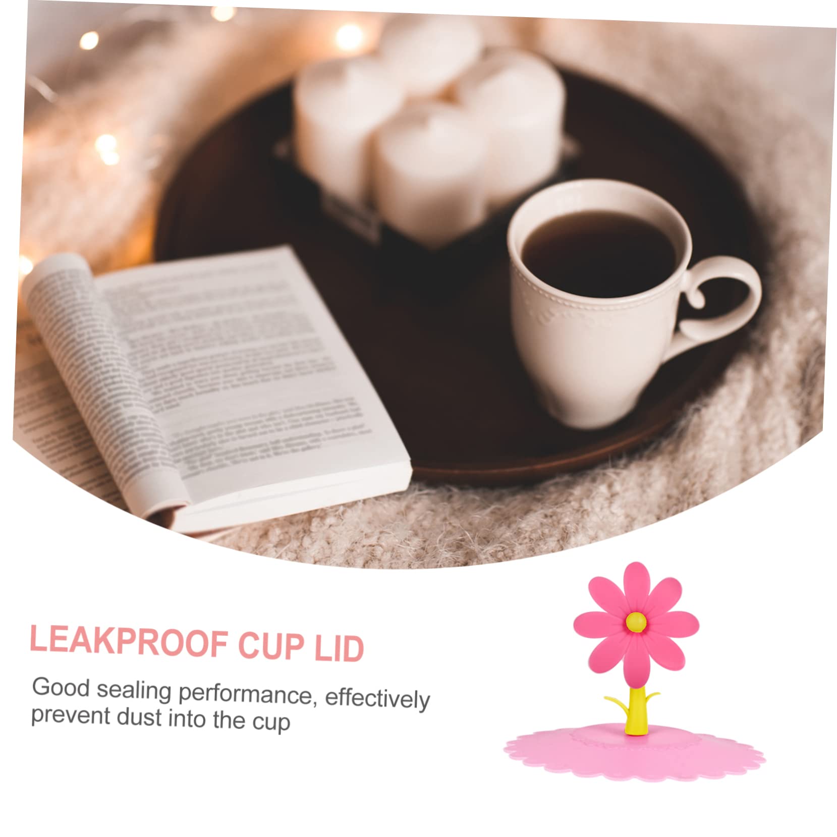 ABOOFAN 5 Pièces Lot De Couvercles Émaillés Blancs Pour