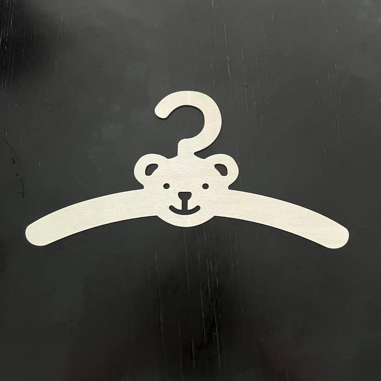Cintre Enfant Ours En Bois - Design Mignon, économique En Place, Résistant, Avec Encoches Pour Robes