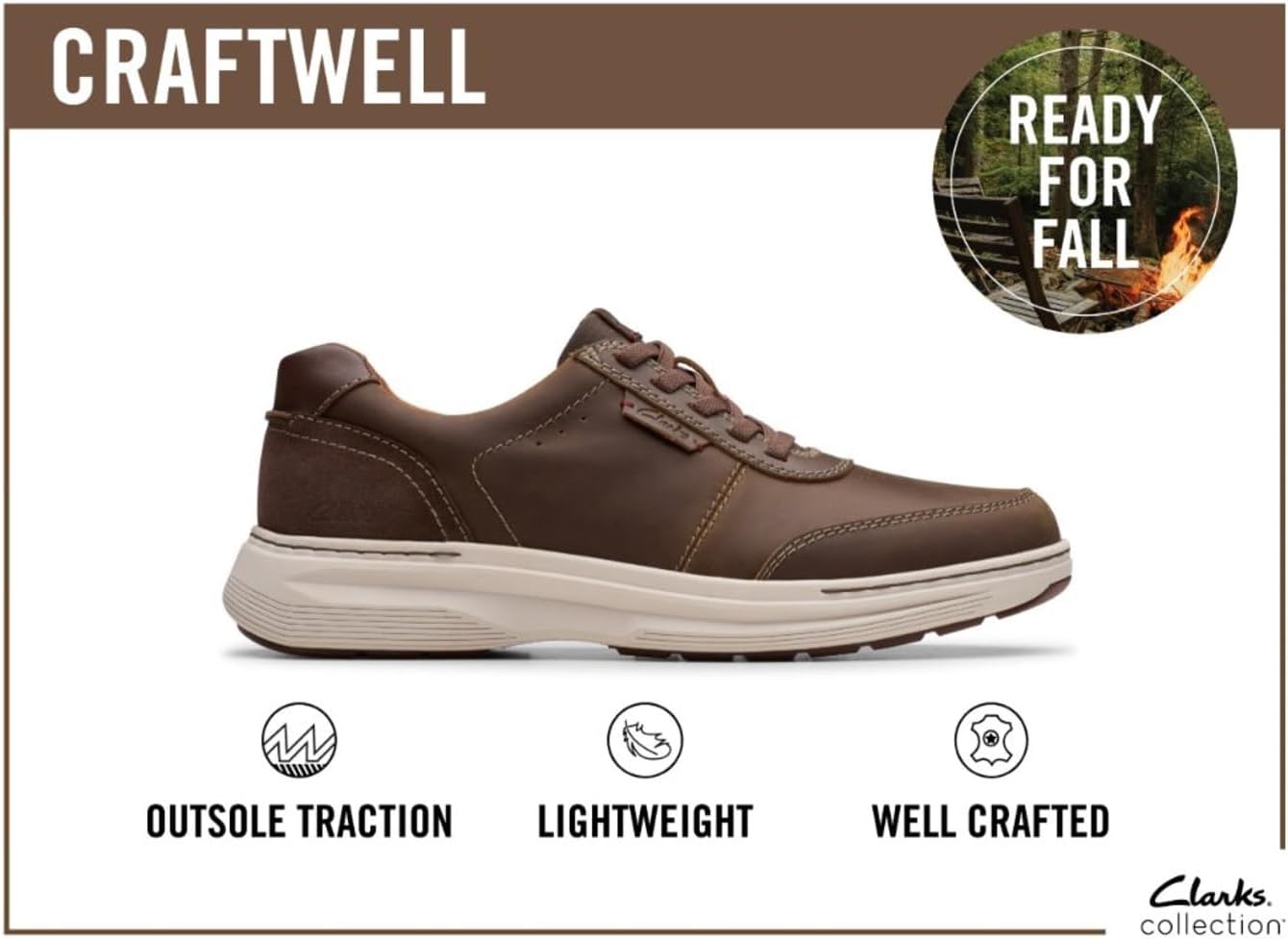 Clarks Men's Craftwell Moc Sneaker - Image 8