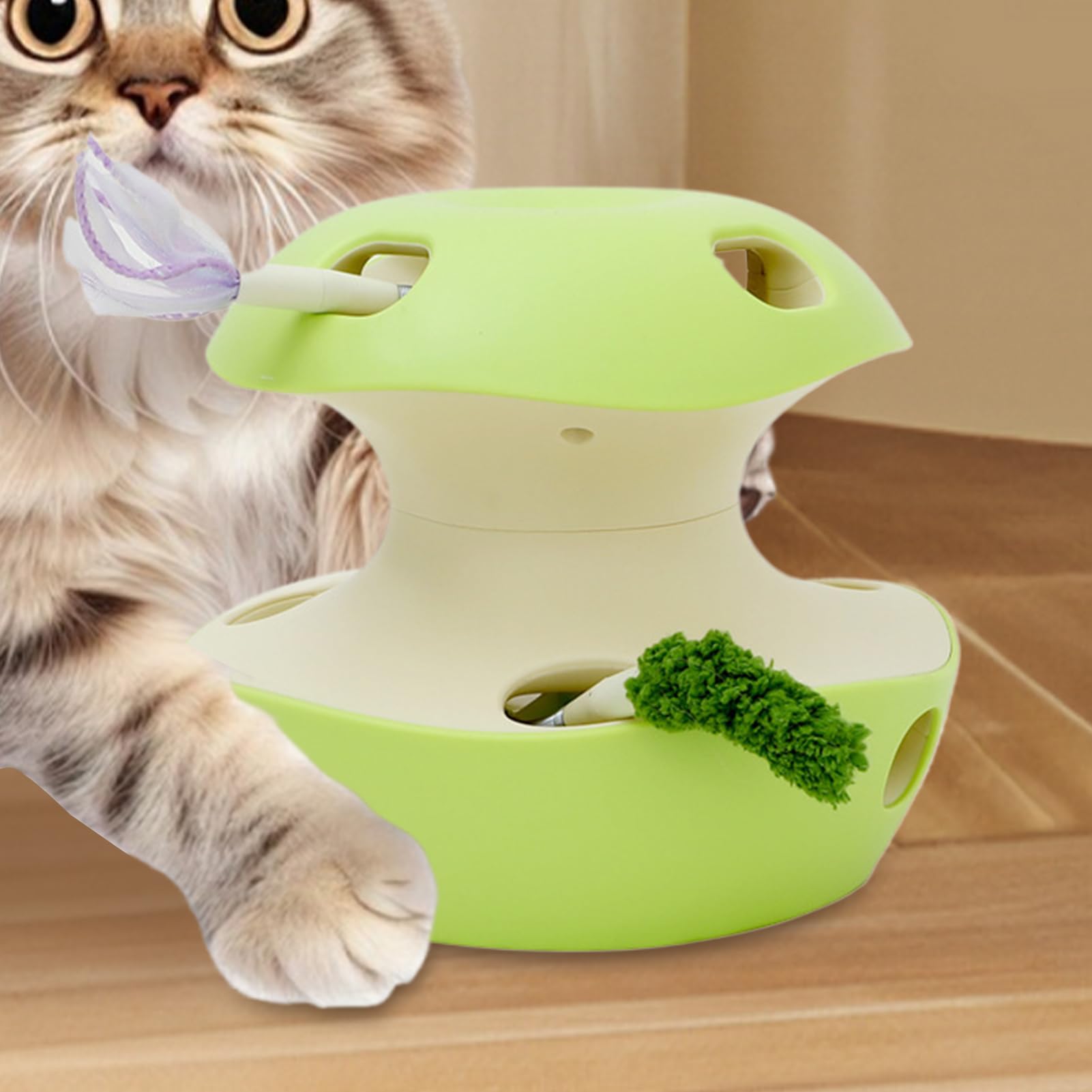 Giocattolo Puzzle Per Gatto – Gioco Intelligente Interattivo, Gioco Attivato Dal Sensore, Progettazione Di Distribuzione Di Dolciumi, Dispositivo Di Arricchimento Mentale Per L'Allenamento Fisico Dei
