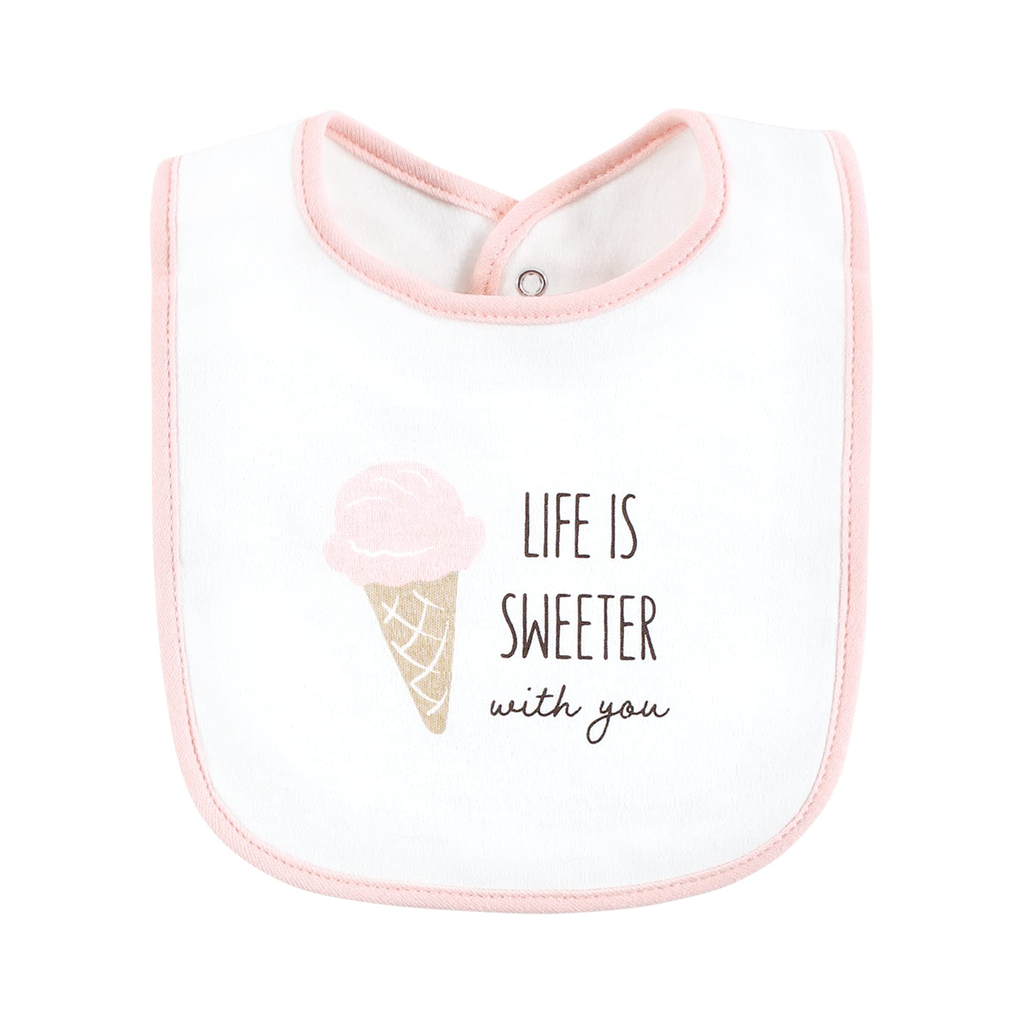 Touched by Nature Unisex Baby Lätzchen aus Bio-Baumwolle, Eis am Stiel, Einheitsgröße