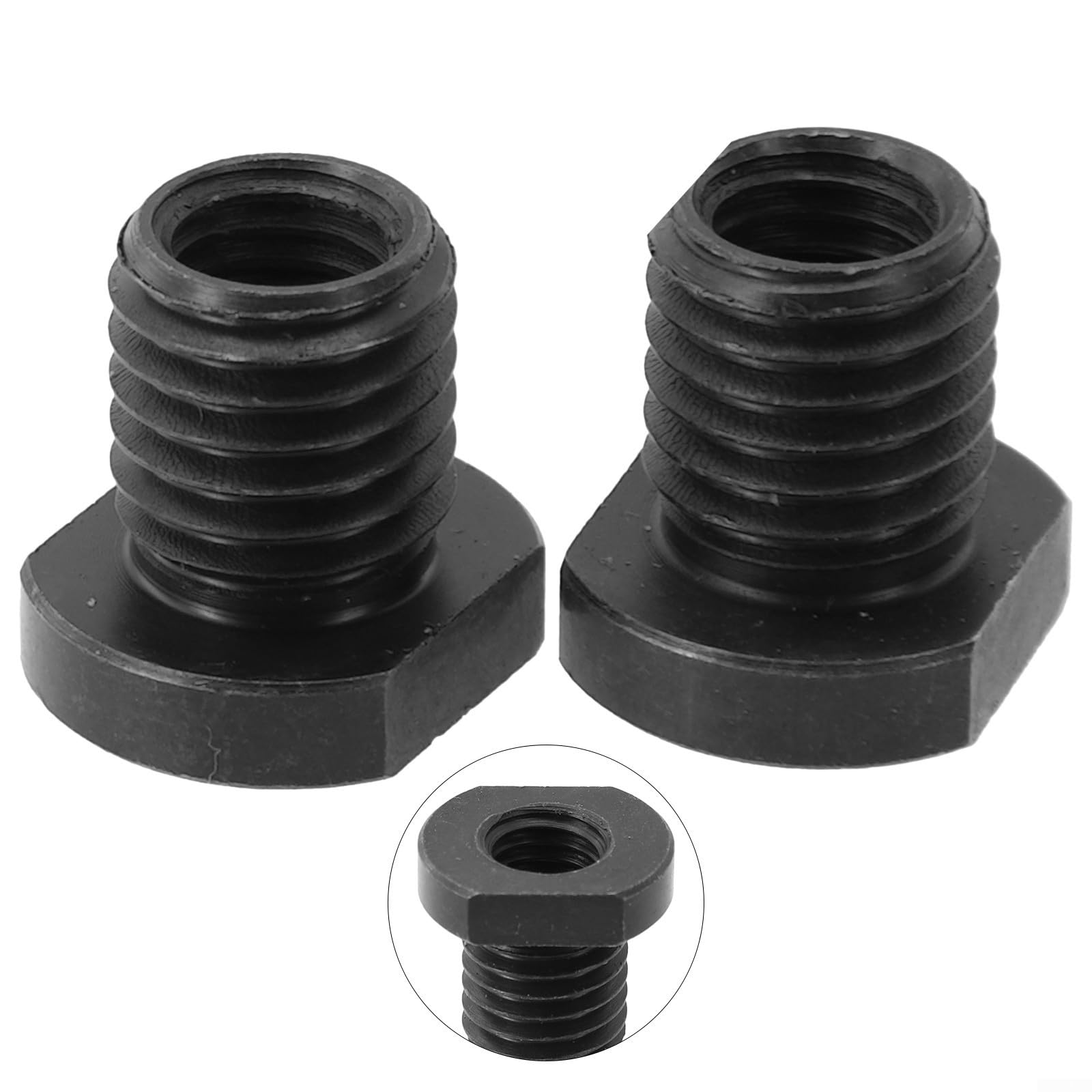 2PCS Angle Grinder Converter, Angle Grinder Attachment Adapter, M10 to M14/M16 Thread Converter Connector(M16) - Image 3