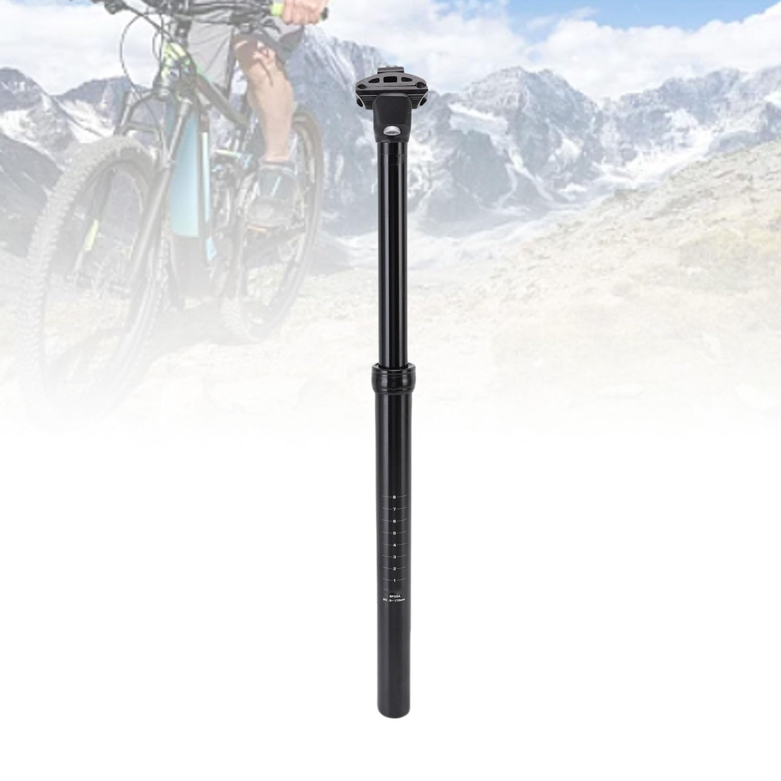 Zunate 30,9 Mm Sztyca Rowerowa 170 Mm Skok Regulacja Ręczna