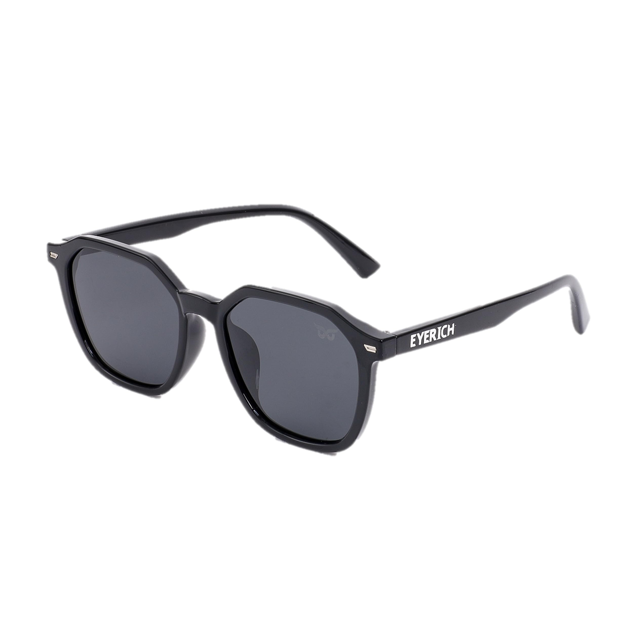 Vibe Wayfarer UV Protected Sunglasses for Men & Women – Lightweight Metal Frame, Anti-Glare Shatterproof Lenses, Premium Case-image-31