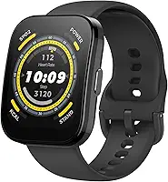 Amazfit Bip 5 Smart Watch 46mm, GPS, Alexa Built-in, Bluetooth Calling, 10-Day Battery (Black)