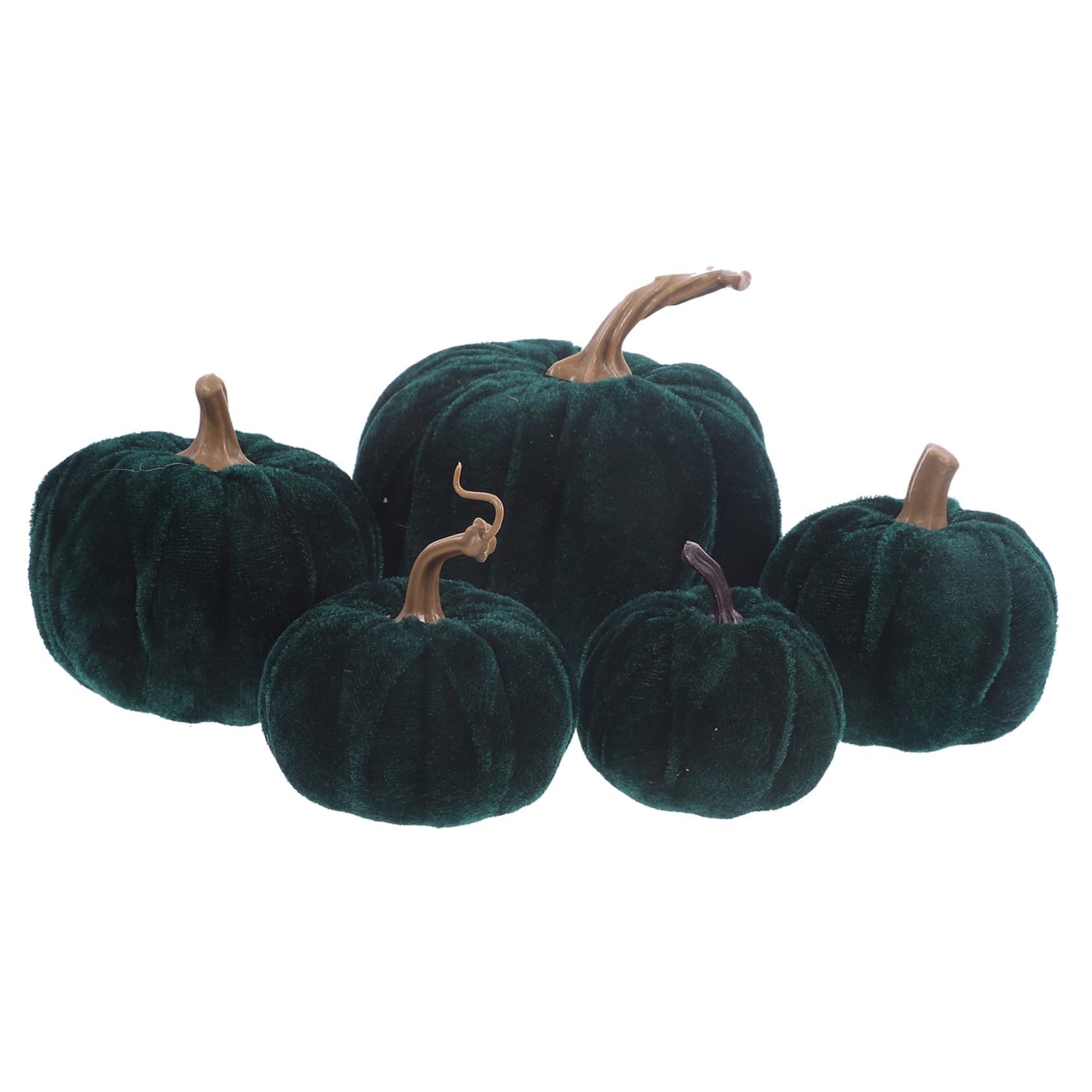 Cabilock 20 Piezas Calabaza De Espuma De Franela Decoración Imitación Calabaza Calabazas De Halloween Adorno De Foto Decoraciones De Pastel De Piruletas Caer Guirnalda Artificial Artesanía