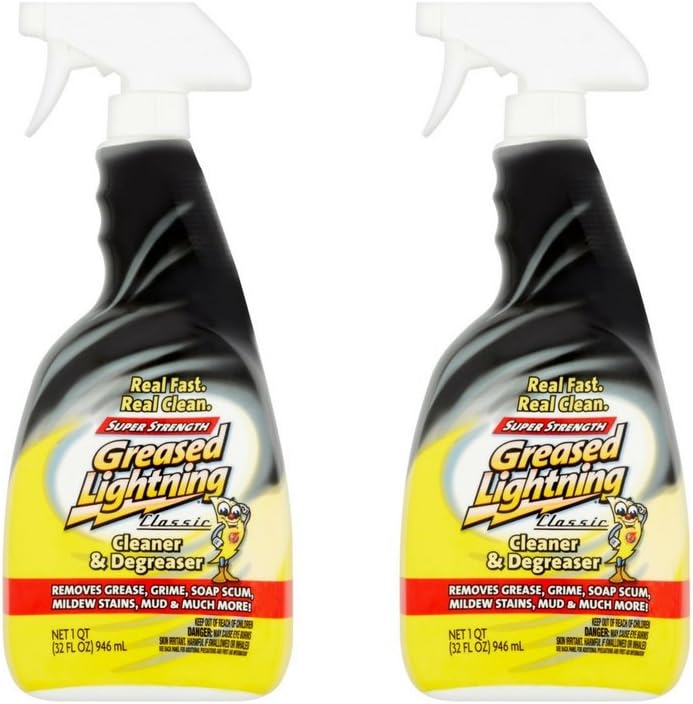 Greased Lightning Super Strength Multi-Purpose Cleaner & Degreaser, 32 fl oz (2 pack)