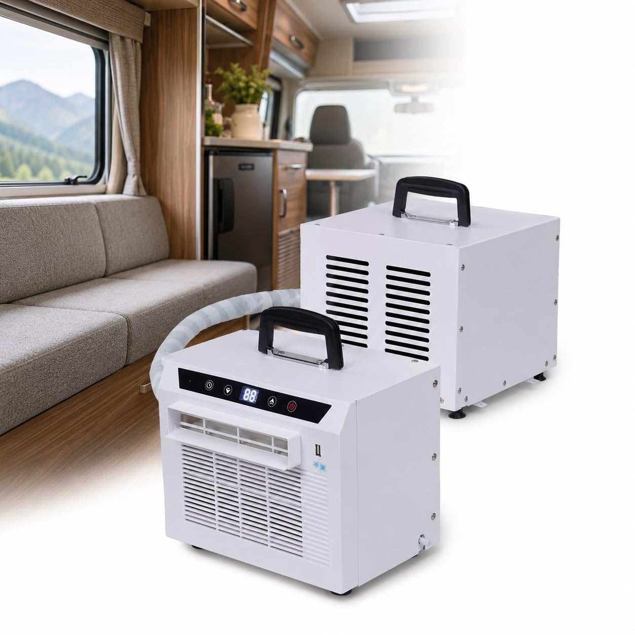 Split Air Conditioner 3000 BTU, Portable For RV Use