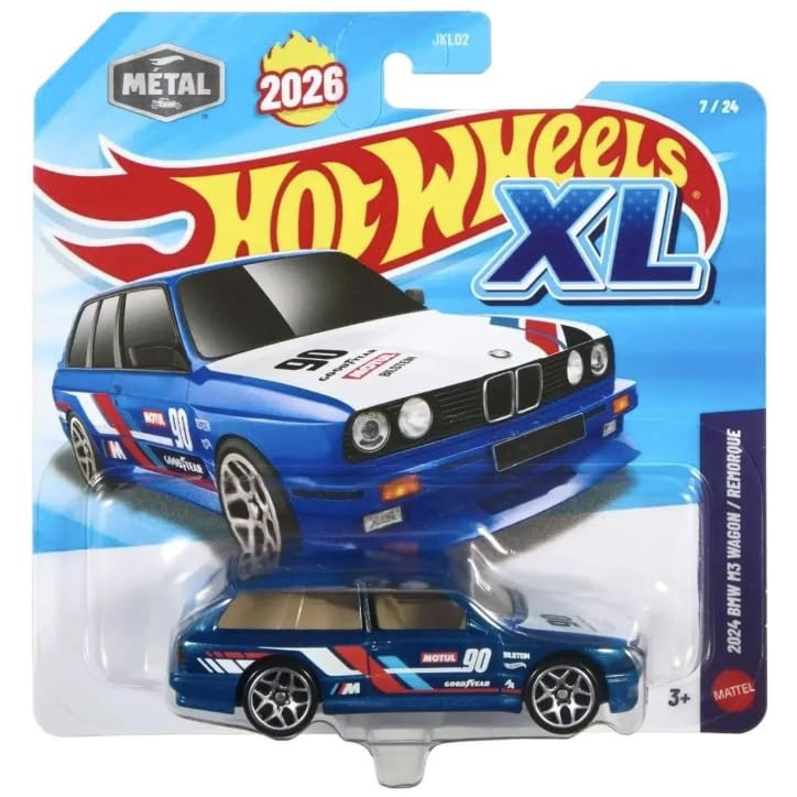 Hot Wheels XL 2024 BMW M3 Wagon Azul 1:64 miniatura 1