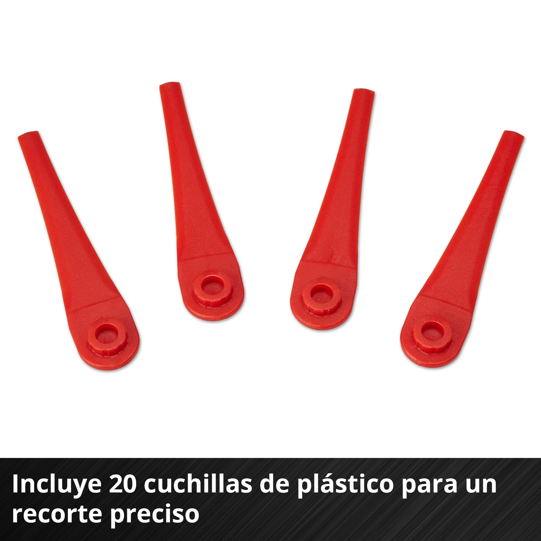 Einhell Recortadora de césped con batería GC-CT 18/2411 Li P-Solo Power X-Change (18V, Anchura de Corte 24cm, Cabezal del Motor Giratorio, empuñadura, Incl. 20 Cuchillas de plástico, sin batería)