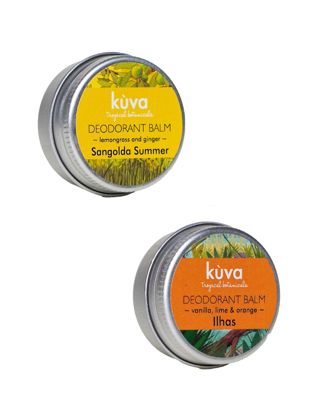 Kuva SANGOLDA SUMMER Lemongrass & Ginger & Kuva ILHAS Vanilla 100% Natural Organic Skin Friendly, Alcohol Free, FDA Approved Deodorant | 24Hr Odour Free | Travel & Pocket Friendly Gift Set - Pack of 2 (10 g Each)-image-49