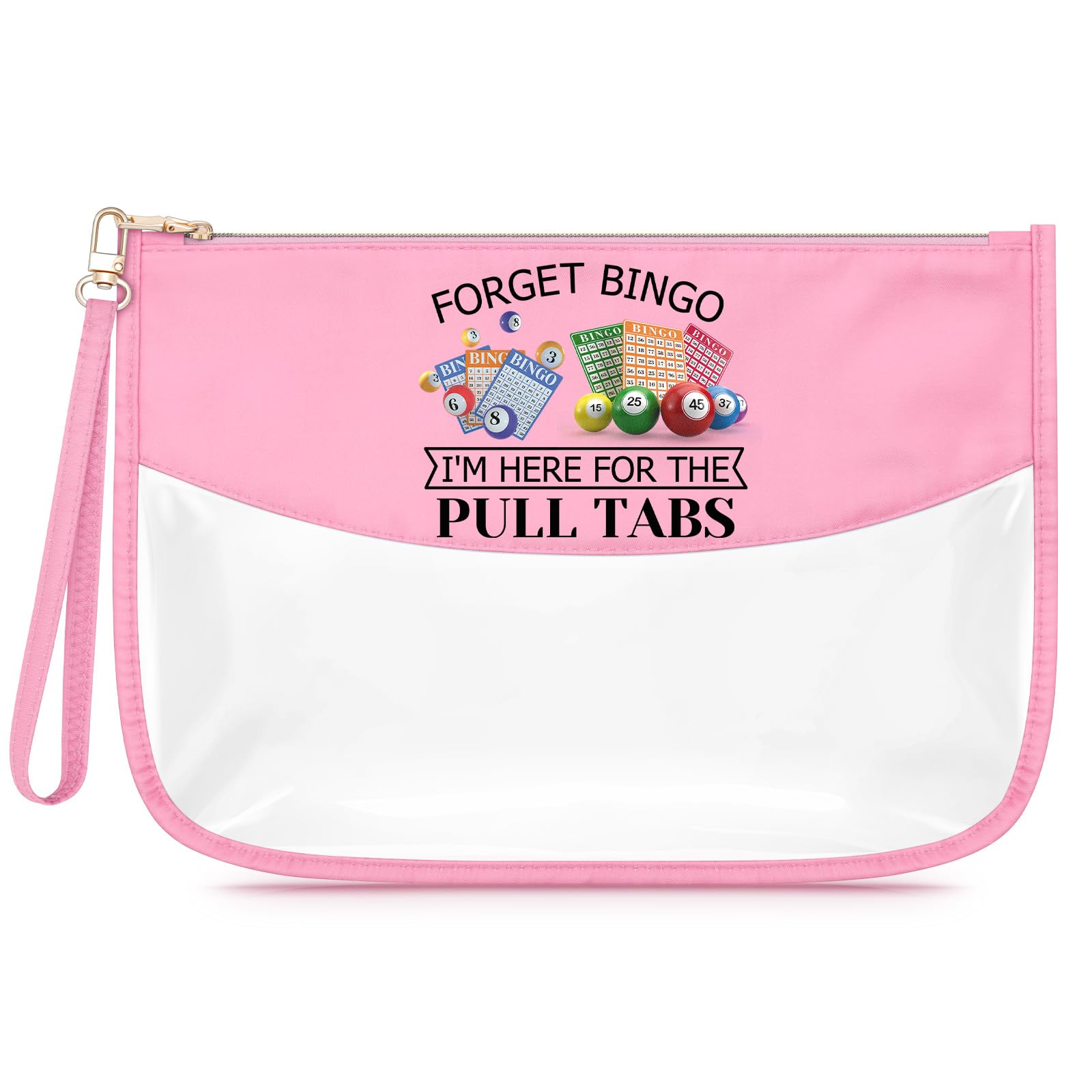 Sfodiary Bingo Game Gift Bingo Lover Makeup Bag for Women Casino Gambling Gift for Gambler Casino Lover Cosmetic Bag Friendship Christmas Birthday for Mom Aunt Sister Her Travel Toiletry Pouch
