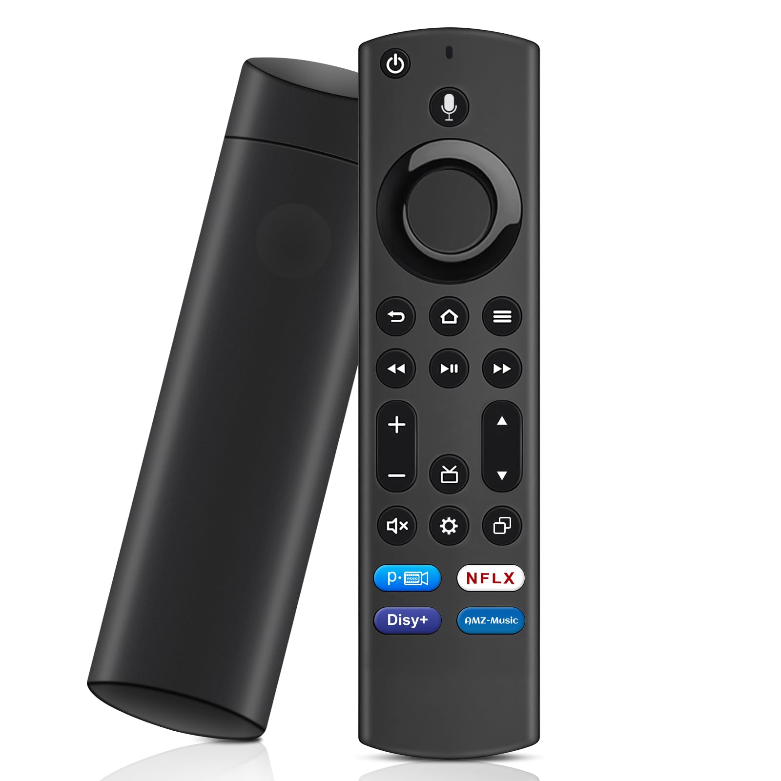 XTVTX Ersatz-Sprachfernbedienung (4th Gen), Ersatz Fernbedienung mit Sprachfunktion Passend für Smart TVs Stick 2nd Gen & 3rd Gen, Passend für Smart TVs Cube 1st Gen & 2nd Gen