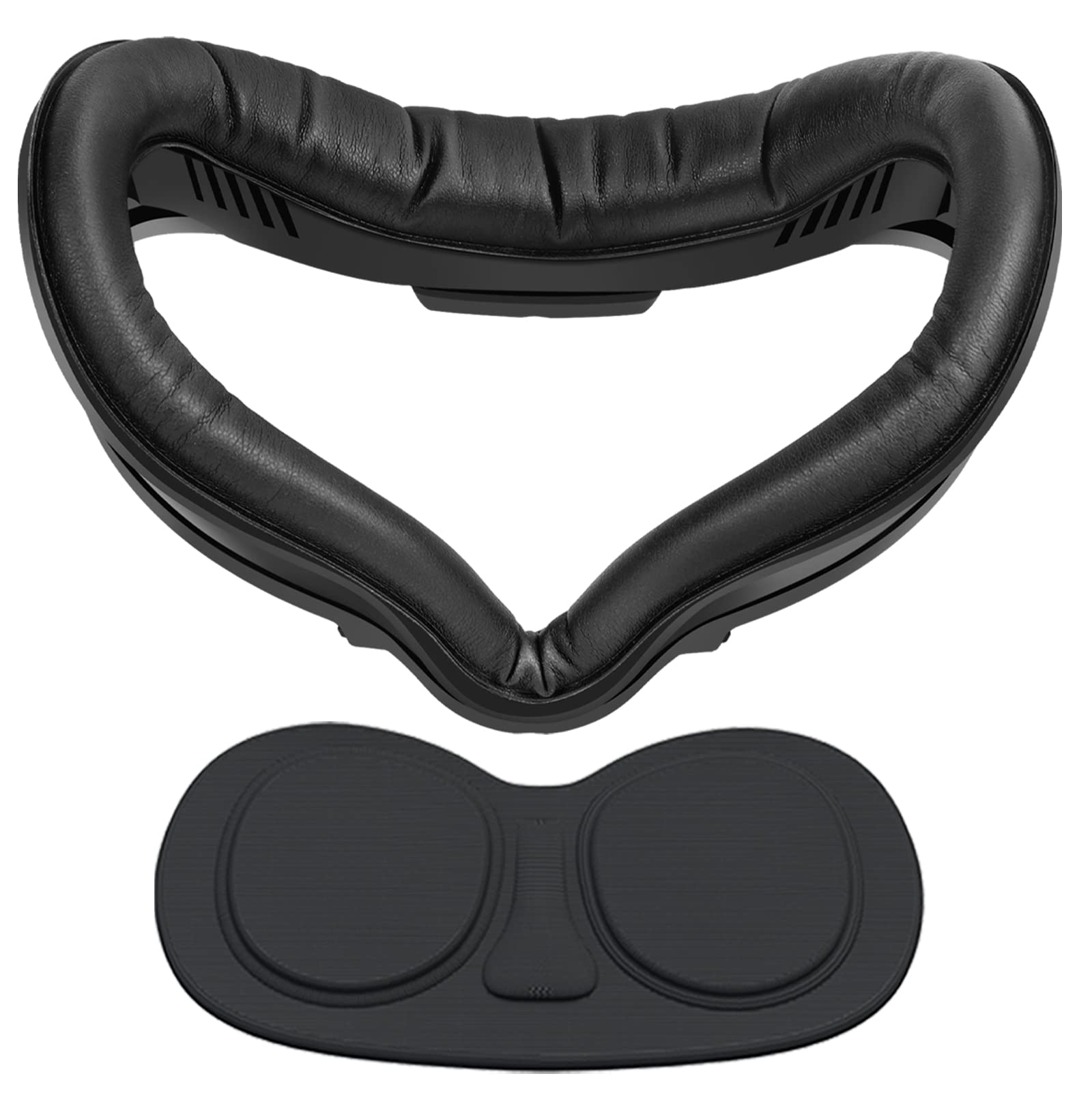 SUPERUSFace Cover Pad & Lens Cover Compatible with Oculus/Meta Quest 2 Accessories (Black)