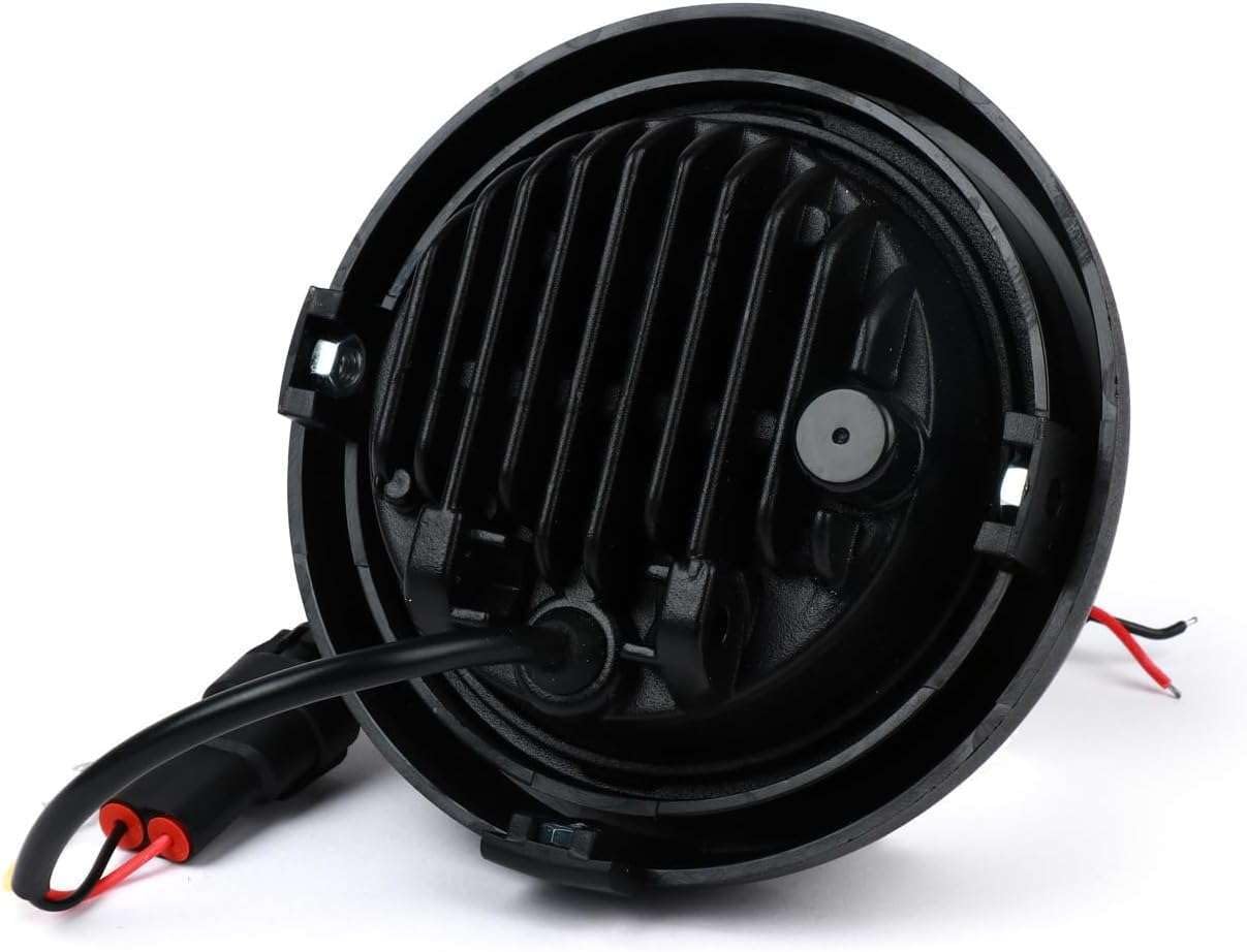 FARO FANALE COMPLETO FULL LED COMPATIBILE CON VESPA PK HP FL 50-125 ANTERIORE ANGEL EYES LUCE BIANCA