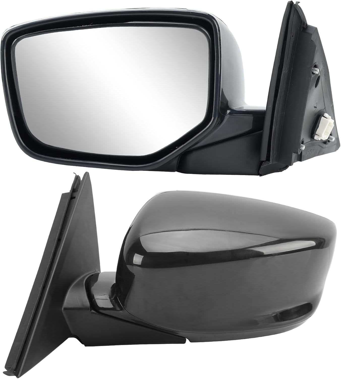 Left Driver Side Mirror Compatible with Honda Accord 2008 2009 2010 2011 2012 Power Manual Folding Heated Door Mirrors Paint to Match 5 Pins