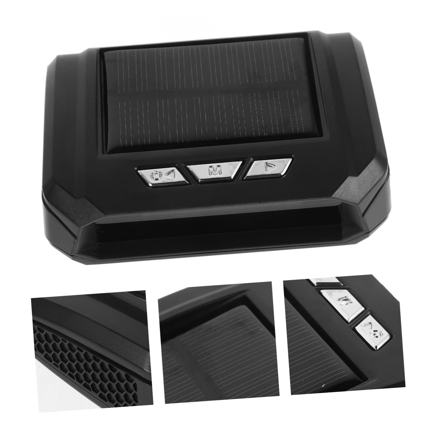 Reloj Solar para Salpicadero de Coche con Temperatura y Hora