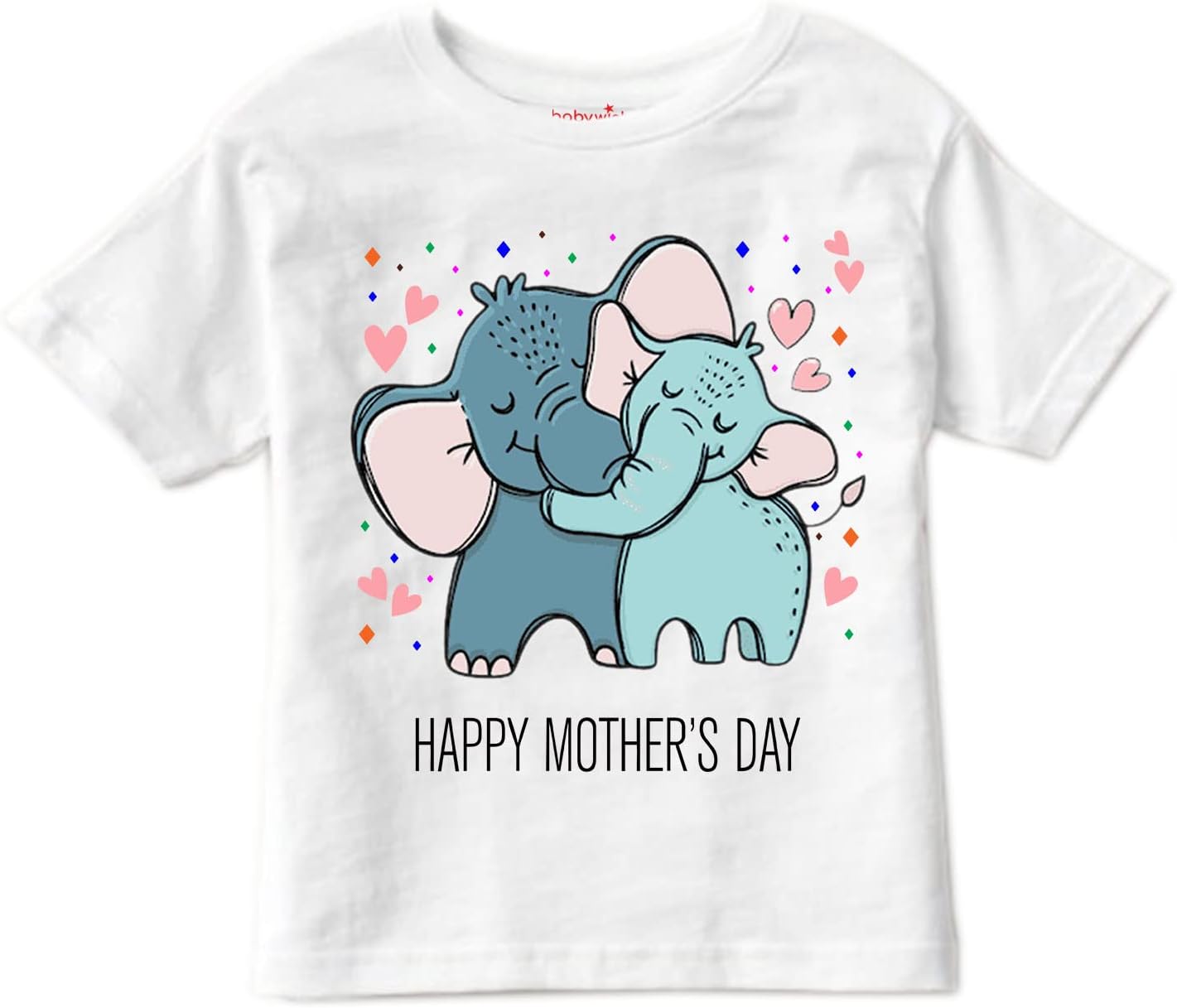 baby wishMom T-Shirt for Boy’s and Girl’s T-Shirt Toddler Boys Mother's Day T-Shirts Short Sleeve Top Kids Clothes Baby Boy T-Shirts