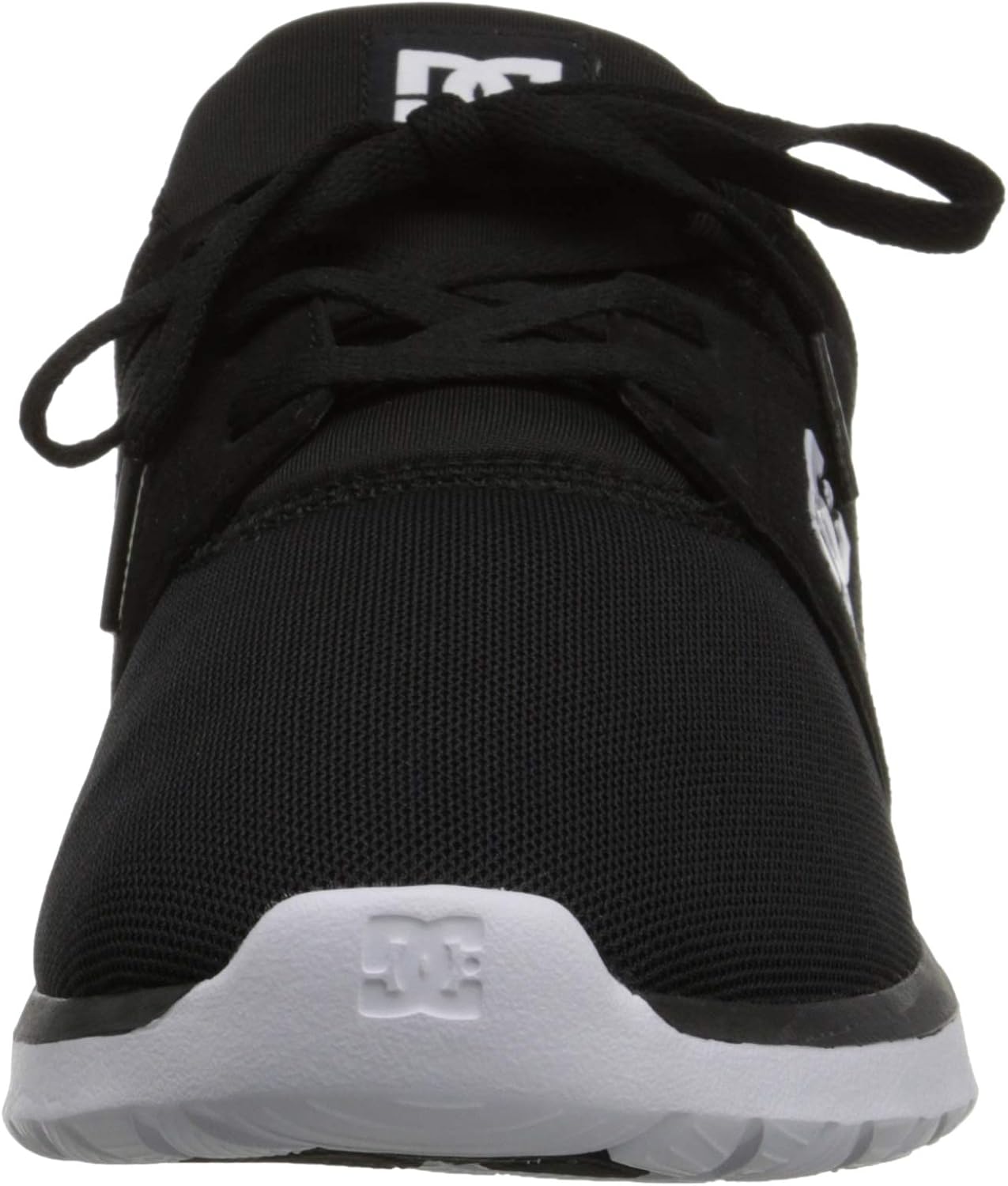 DC Men's Heathrow Casual Skate Shoe 4 Black/White