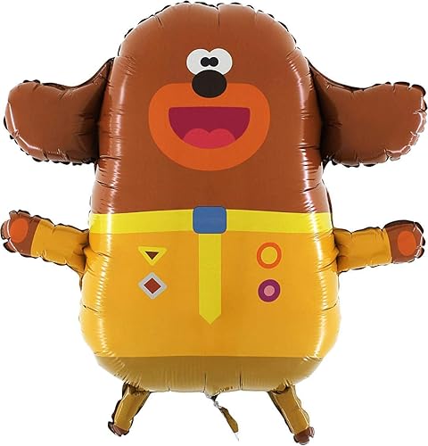 Toyland® Globo gigante de papel de aluminio de personaje Hey Duggee de tamaño gigante, globos de fiesta para niños