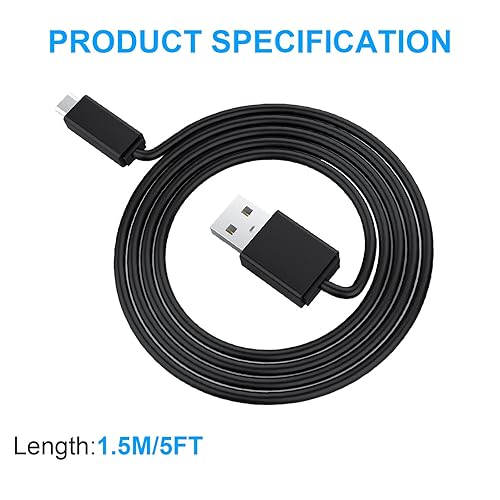 Miniatura 7 de Toxaoii Cable de carga USB compatible con AfterShokz Air, AfterShokz Titanium AS600SG AS600OB AS600 AS650 AS650SG AS650CR Cable de carga de