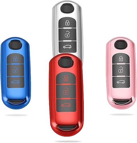 Miniatura 5 de Funda protectora de TPU suave para llavero Mazda 2 3 Axela 5 6 Atenza 8 CX-3 CX-4 CX-5 CX-7 CX-9 MX-5 Miata para Toyota Yaris para Scion iA Smart