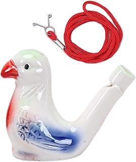 Water Bird Whistle|Ceramic Bird Whistles Water Warbler|Warbling Water Whistles|Pottery Peacock Shaped Birds Call Whistle Noise Maker For Party Props/Celebrations/Musical Activities (G)