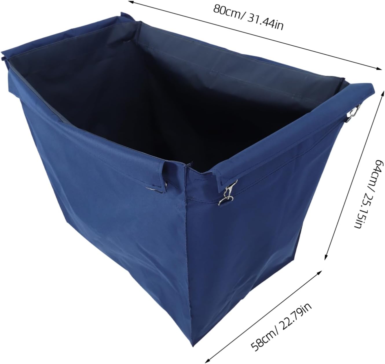 Oxford Cloth Linen Storage Bag Capacity Washable Laundry Bag for Carts Handles
