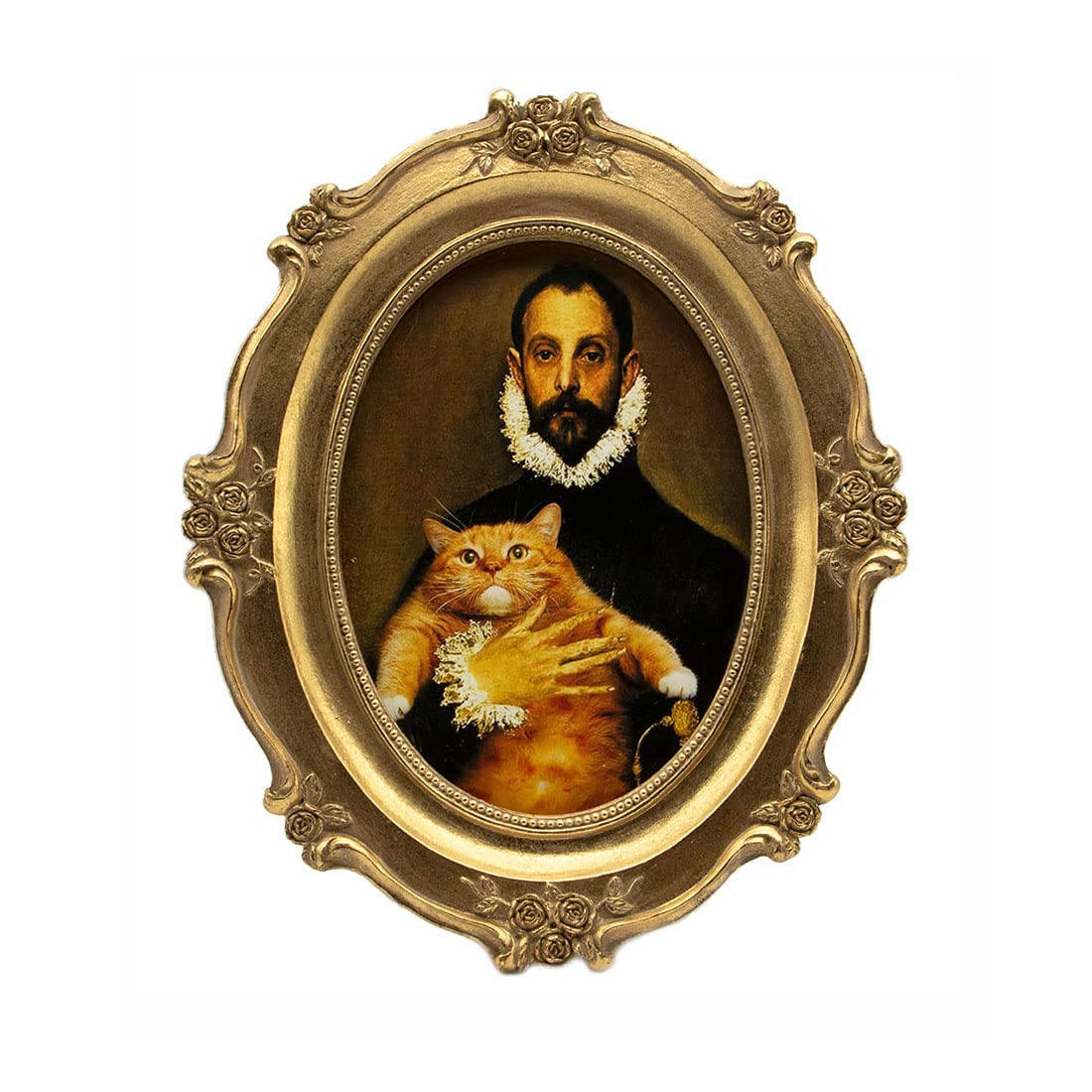 SIKOO Vintage Picture Frame Antique Ornate Gold Photo Frame Tabletop and Wall Hanging with High Definition Glass Front for Home Decor, Photo Gallery, Art (4x6)