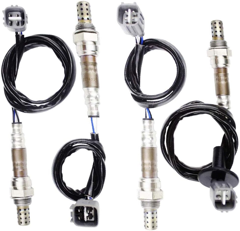 4PCS Oxygen O2 Sensor 1 & 2 for 2001-2005 Lexus GS300 3.0L Upstream + Downstream