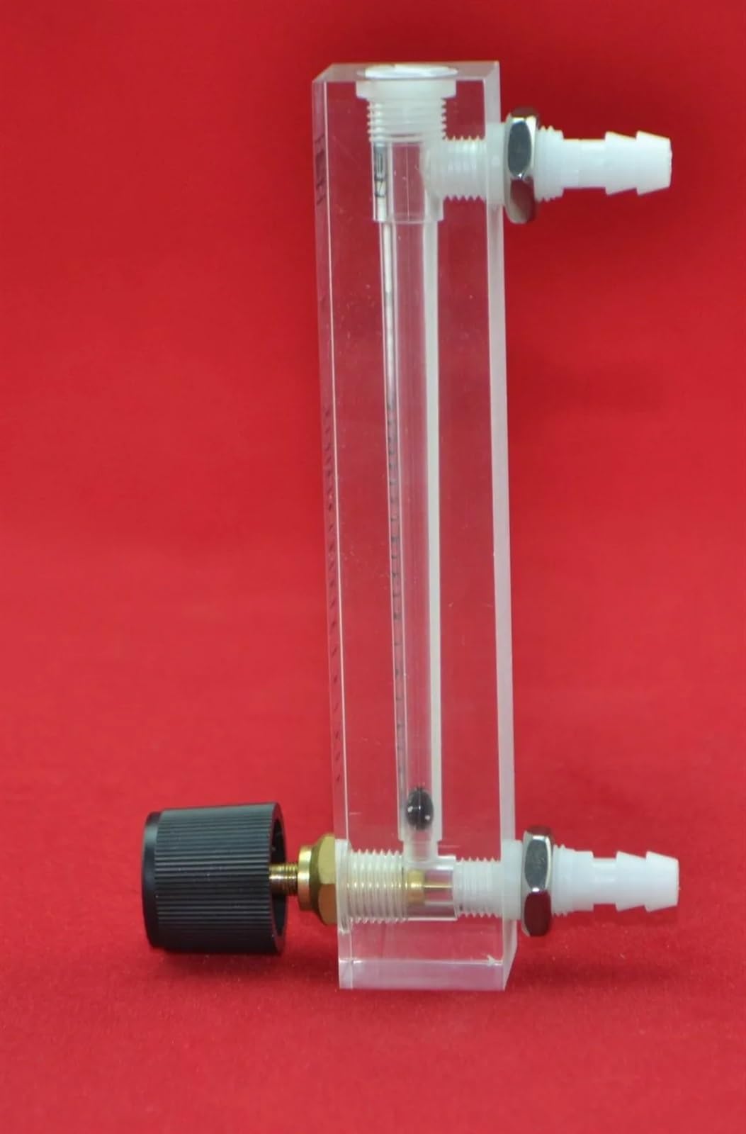 Medidor de flujo de aire LZQ-7 1-10LPM con válvula de control for conector de oxígeno, puede ajustar el flujo