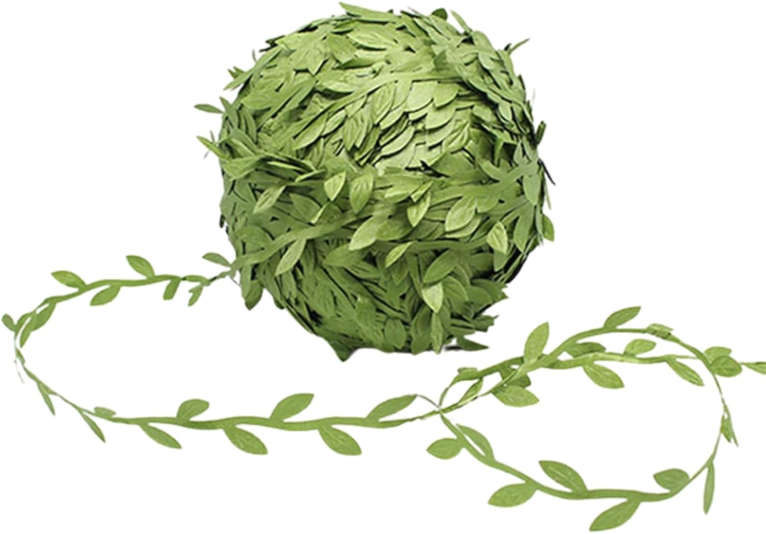[S.T.S.G] フェイクグリーン ガーランド 吊り下げ 紐 人工 観葉植物 葉っぱ 壁掛け インテリア 飾り 多用途 目隠し デコレーション 自然 (80m)
