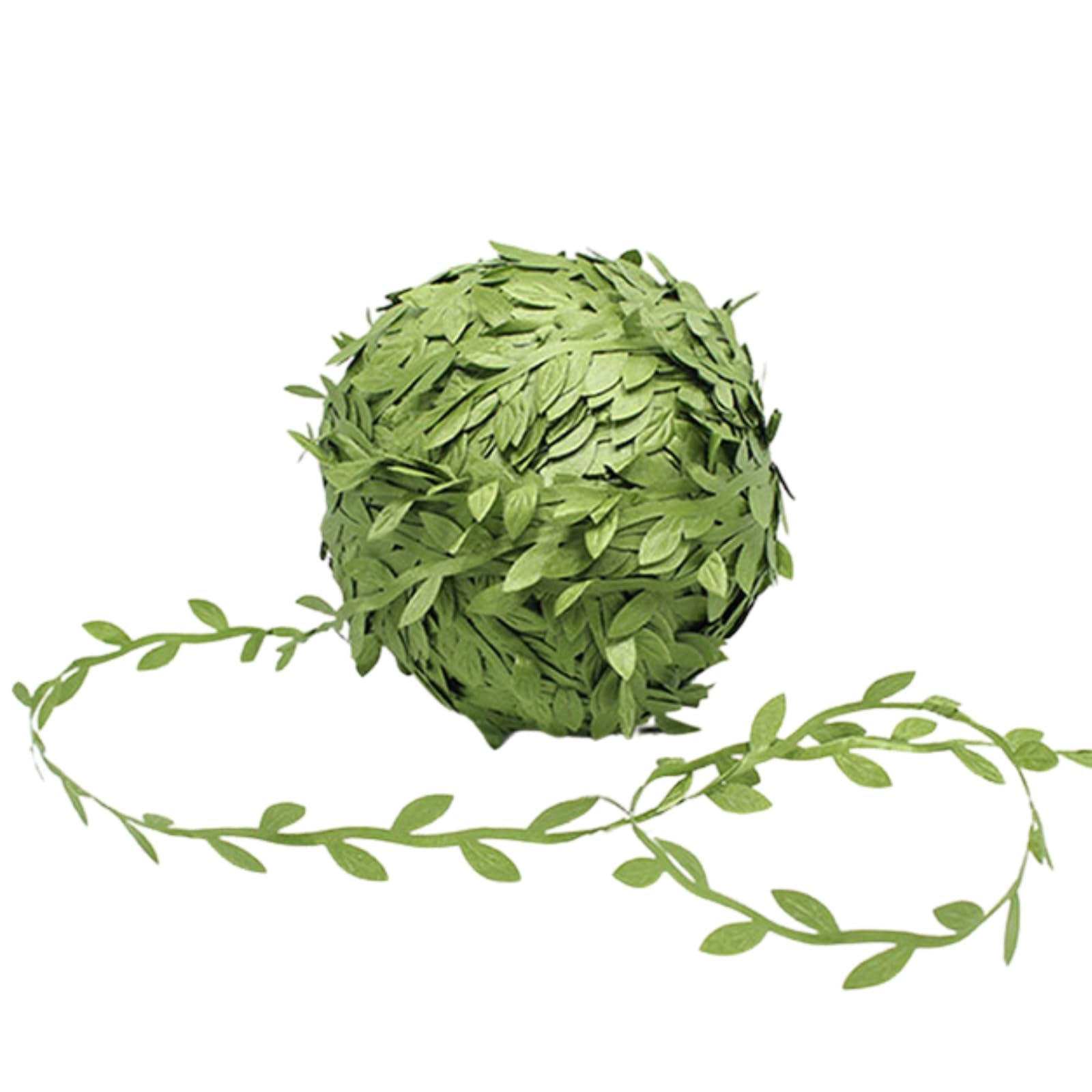 Amazon | [S.T.S.G] フェイクグリーン ガーランド 吊り下げ 紐