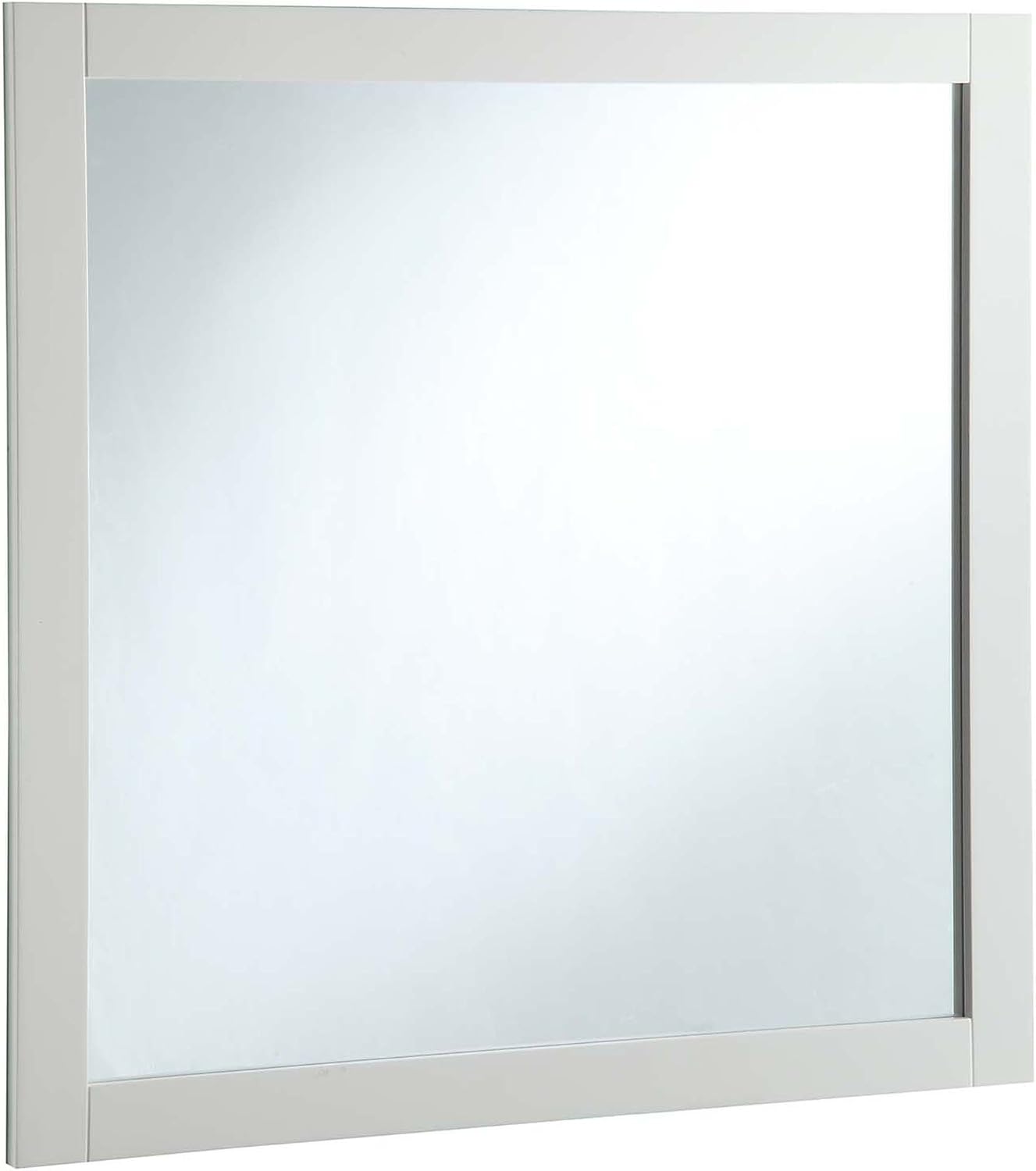 Design House Shorewood 547224 30-inch Vanity Mirror, Semi-Gloss White