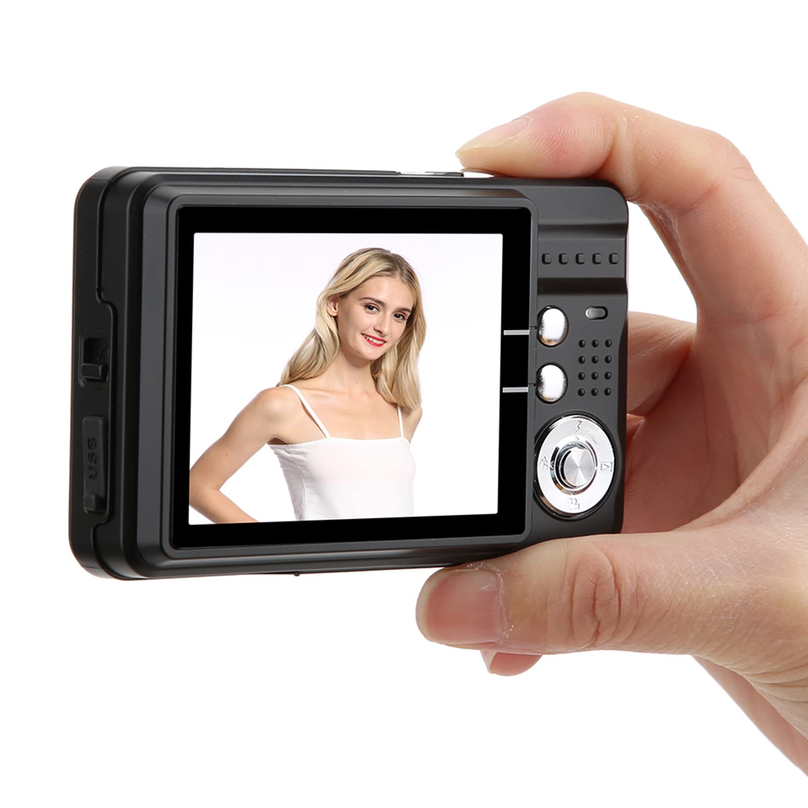 Appareil Photo 8K 88MP WiFi Avec Écran Rabattable 180° - Parfait Pour Vlog, Selfies Et Photos Pro - Inclut Carte 32 Go Et Double Batterie