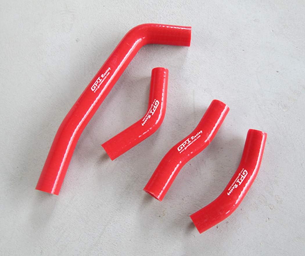 Aluminum Radiator + Silicone hose for 2010-2013 Honda CRF250R CRF250 2010 2011 2012 2013 (Red)