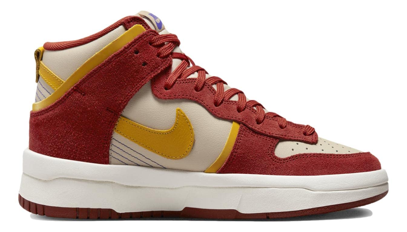 Nike Dunk High Up Womens Style : Dh3718 (Cinnabar/Yellow Ochre-Lapis, us_Footwear_Size_System, Adult, Women, Numeric, Medium, Numeric_7)