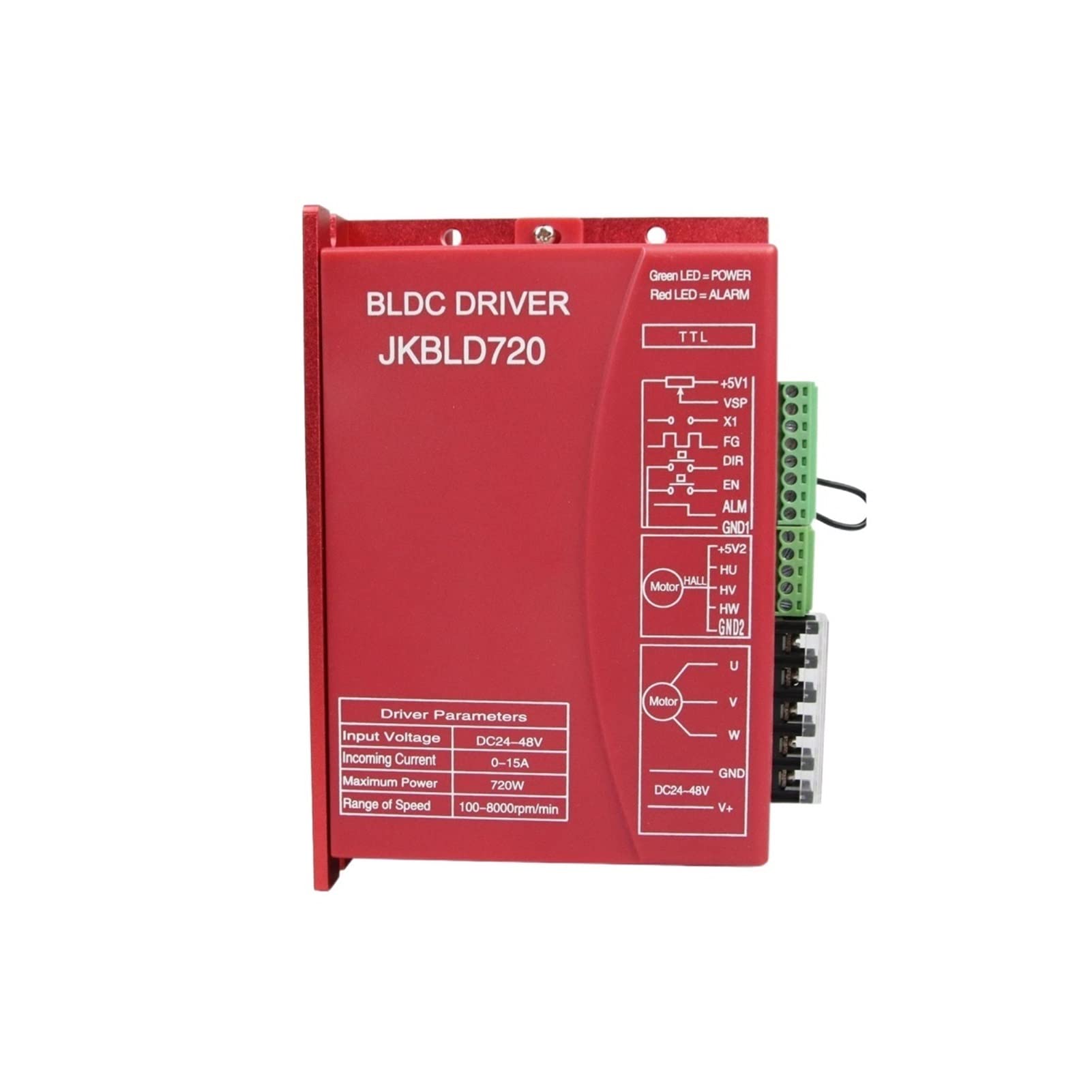 Ningún motor Hall usando sin escobillas DC 24V-48V Conjunto de controladores subdivisión regulación velocidad controlador Automatización industrial