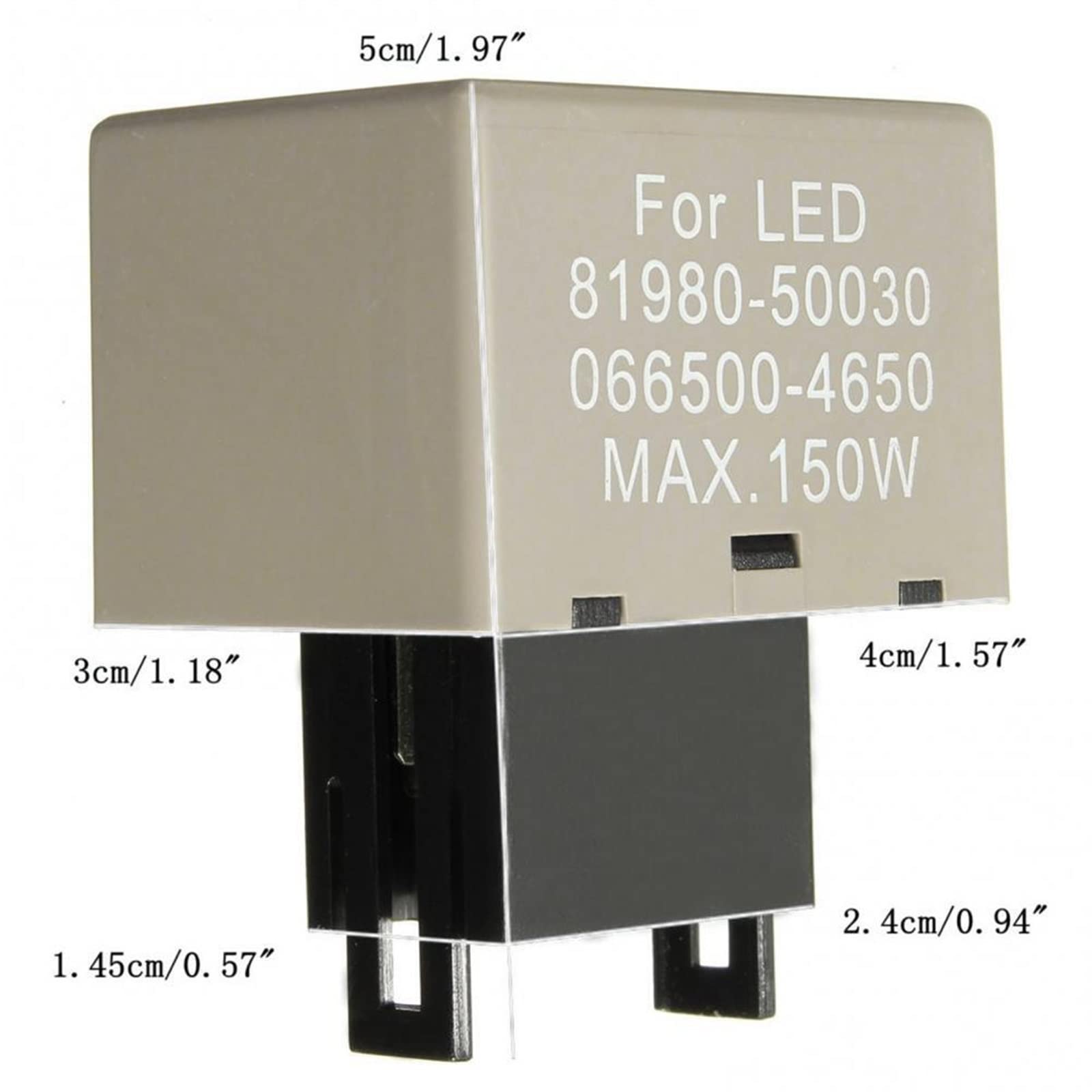 8-poliges LED-Blinkrelais, Blinker-Fix-Blinkerlicht 81980, 1 Stück Ersatzteile
