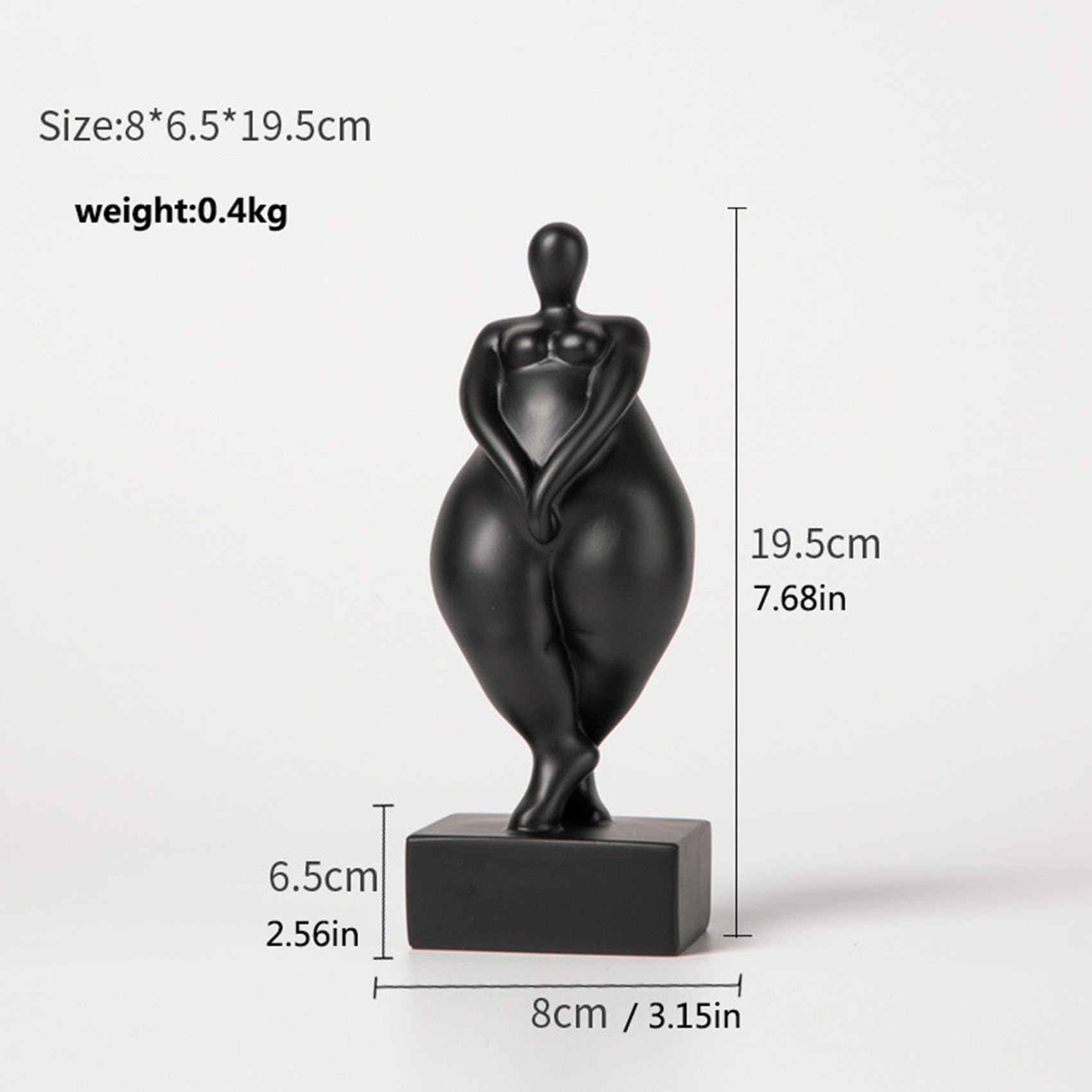 Amazon.com: Jayiaine Naked Woman Statue Fat Woman Abstract