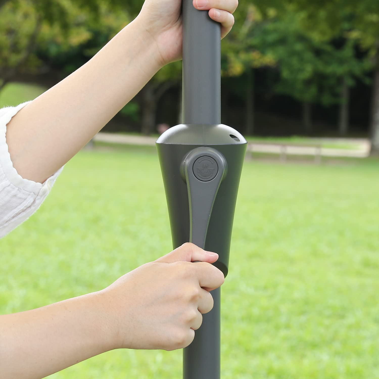 Amazon.co.jp: 不二貿易 アルミパラソル チルト機能 クランク