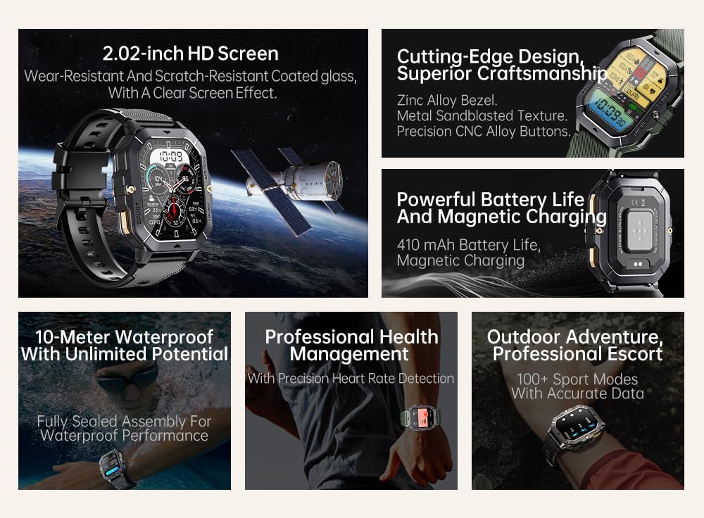 เกินview of Gravity C28 Smartwatch features