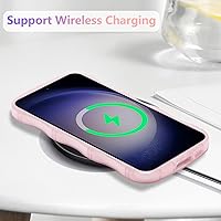 Vista 5 de ZTOFERA Funda protectora para Samsung Galaxy A14 4G/5G de 6.6", ondulada, con brillantina de estrella, poliuretano termoplástico transparente, suave