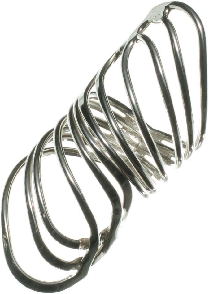 925 Sterling Silver Adjustable Ring Elegant Gift Handmade Anillo Ajustable de Plata - Image 4